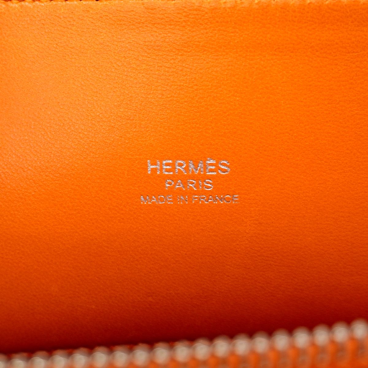 Hermes Handbag Bolide 27 Veau Epsom Orange Silver 2-Way — view 5
