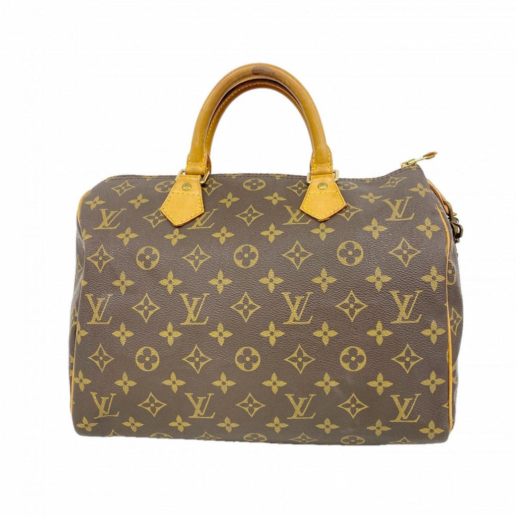 Louis Vuitton Handbag Monogram Speedy 30 Brown