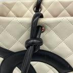 Chanel Tote Cambon Lambskin White Silver — view 7