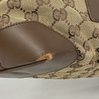 Gucci Tote GG Canvas Brown Silver — view 7