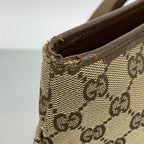 Gucci Tote GG Canvas Brown Silver — view 6