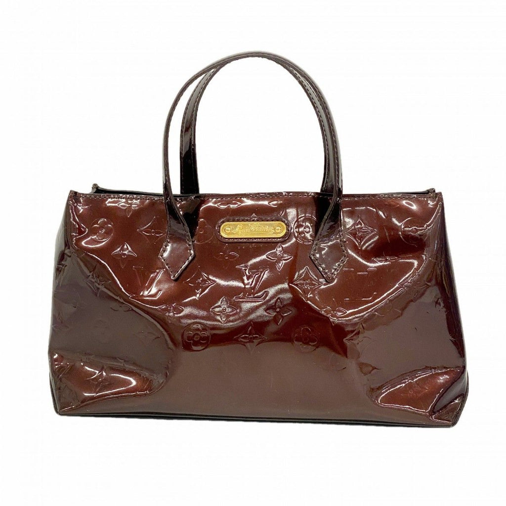 Louis Vuitton Handbag Vernis Wilshire PM Amaranto
