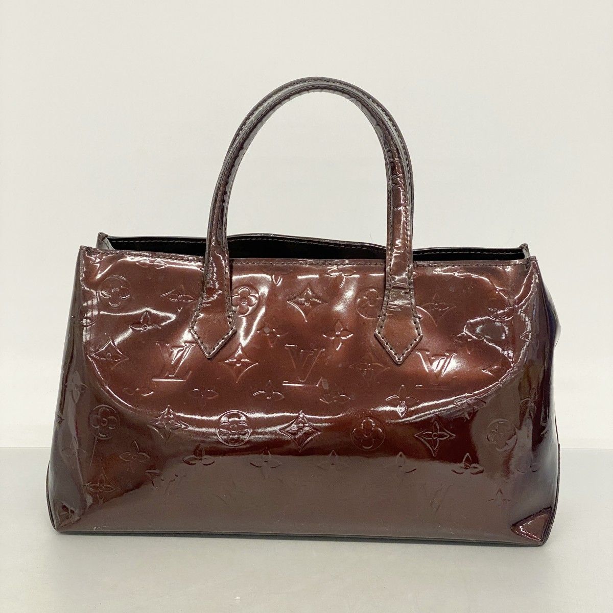 Louis Vuitton Handbag Vernis Wilshire PM Amaranto — view 9