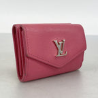 Louis Vuitton Trifold Wallet Portefeuille Lock Mini Pink — view 2