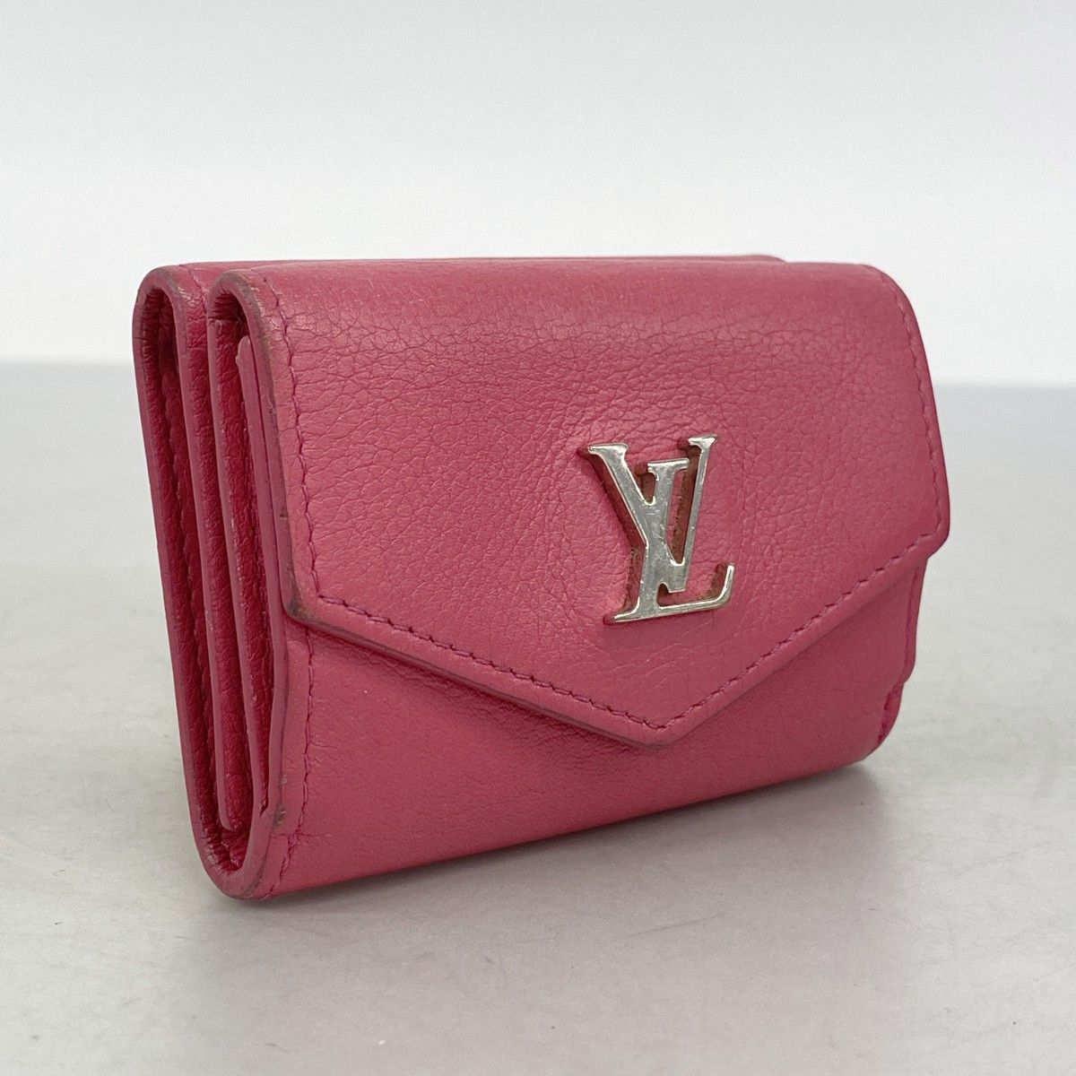Louis Vuitton Trifold Wallet Portefeuille Lock Mini Pink — view 2