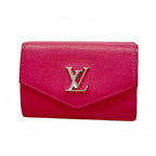 Louis Vuitton Trifold Wallet Portefeuille Lock Mini Pink