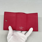 Louis Vuitton Trifold Wallet Portefeuille Lock Mini Pink — view 3