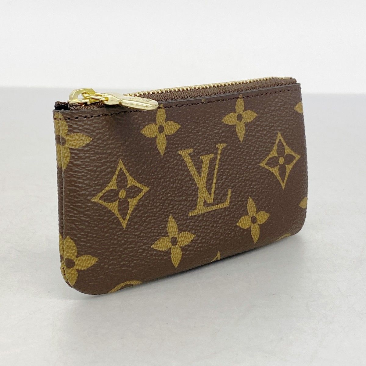 Louis Vuitton Coin Case Monogram Pochette Cles Brown — view 2