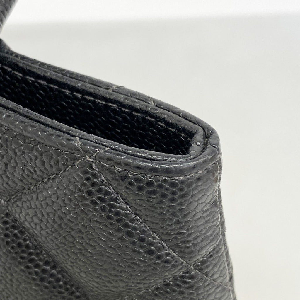 Chanel Tote Reissue Caviar Leather Black Gold — view 7