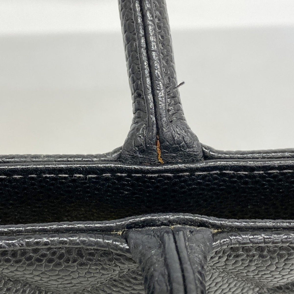 Chanel Tote Reissue Caviar Leather Black Gold — view 8