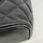 Chanel Tote Reissue Caviar Leather Black Gold — view 6