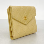 Chanel Wallet Bicolor Leather Beige Gold — view 2