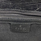 Gucci Tote GG Canvas Bamboo Black Beige Silver — view 5
