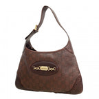 Gucci Shoulder Bag Guccissima Leather Dark Brown Chien Pants Gold