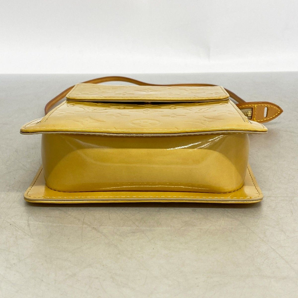 Louis Vuitton Shoulder Bag Vernis Mott Beige — view 3