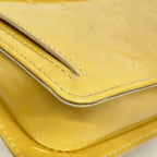 Louis Vuitton Shoulder Bag Vernis Mott Beige — view 7