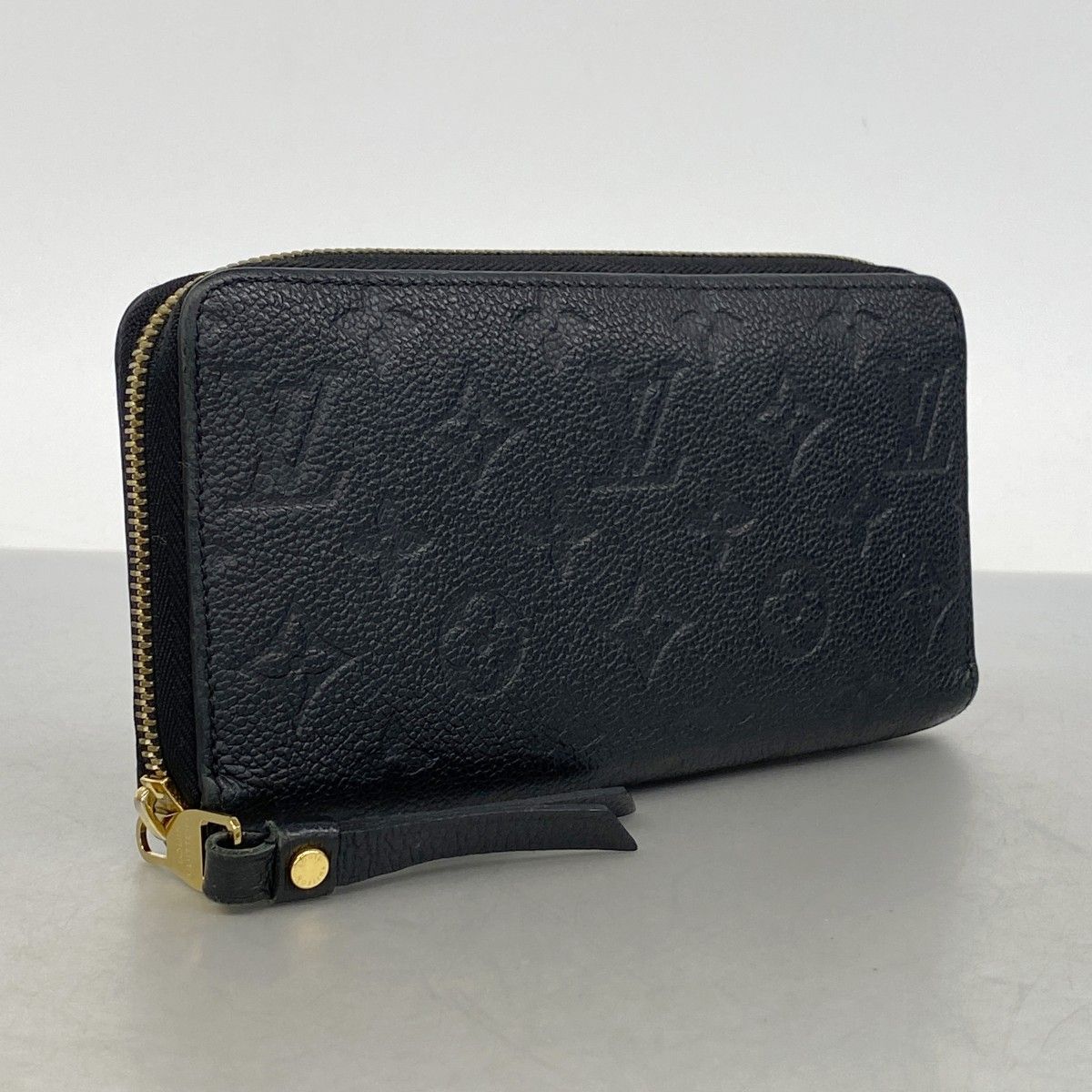 Louis Vuitton Wallet Monogram Empreinte Zippy Noir — view 2