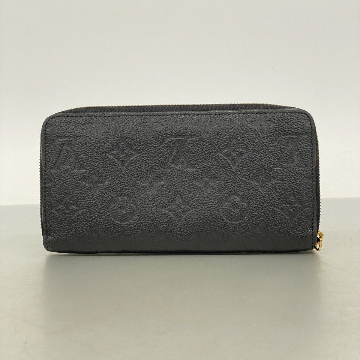 Louis Vuitton Wallet Monogram Empreinte Zippy Noir — view 7