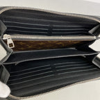 Louis Vuitton Wallet Monogram Macassar Zippy XL Brown Noir — view 3