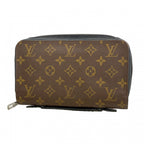 Louis Vuitton Wallet Monogram Macassar Zippy XL Brown Noir