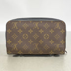 Louis Vuitton Wallet Monogram Macassar Zippy XL Brown Noir — view 9