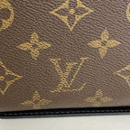 Louis Vuitton Wallet Monogram Macassar Zippy XL Brown Noir — view 8