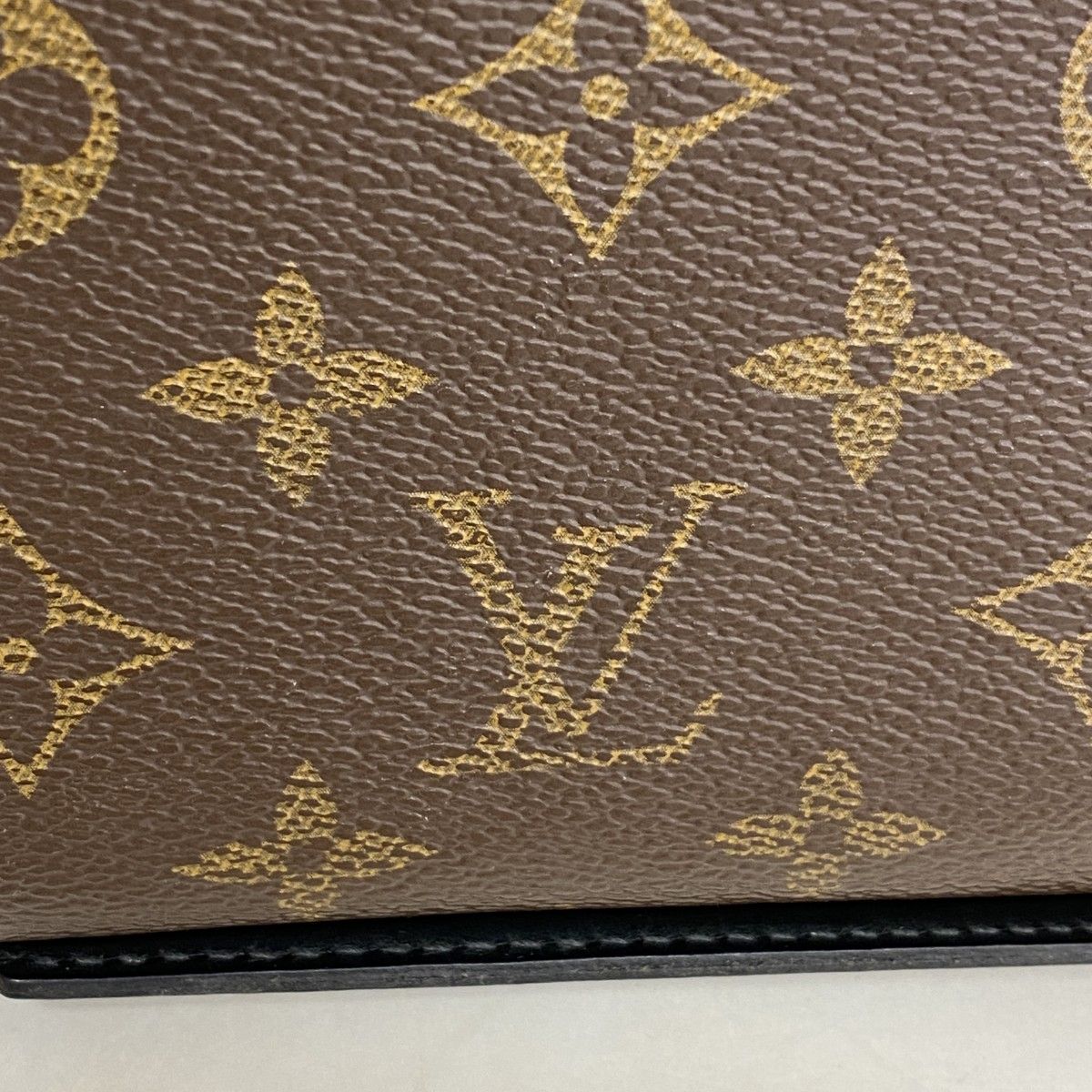 Louis Vuitton Wallet Monogram Macassar Zippy XL Brown Noir — view 8