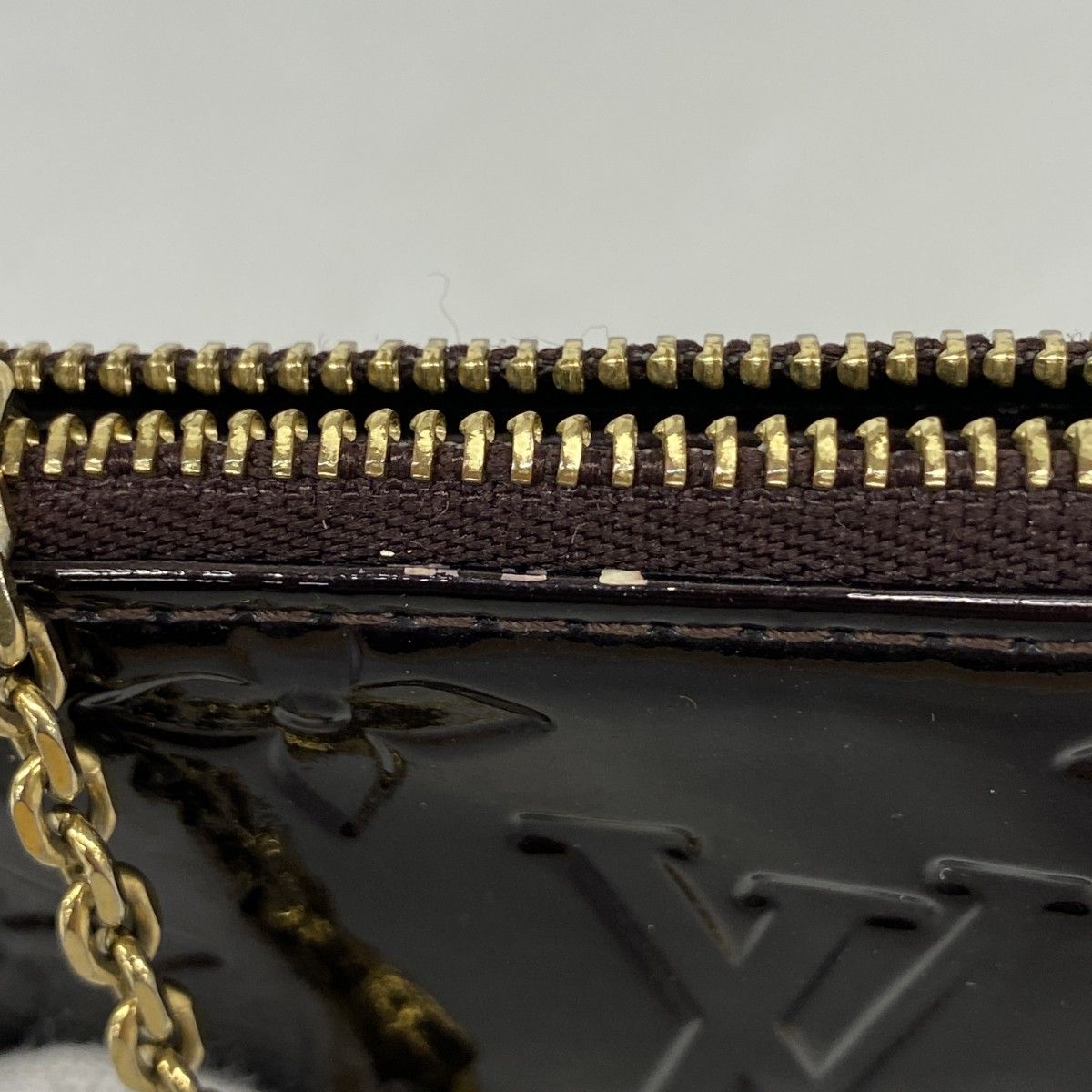 Louis Vuitton Coin Case Vernis Pochette Cles Amaranto — view 5