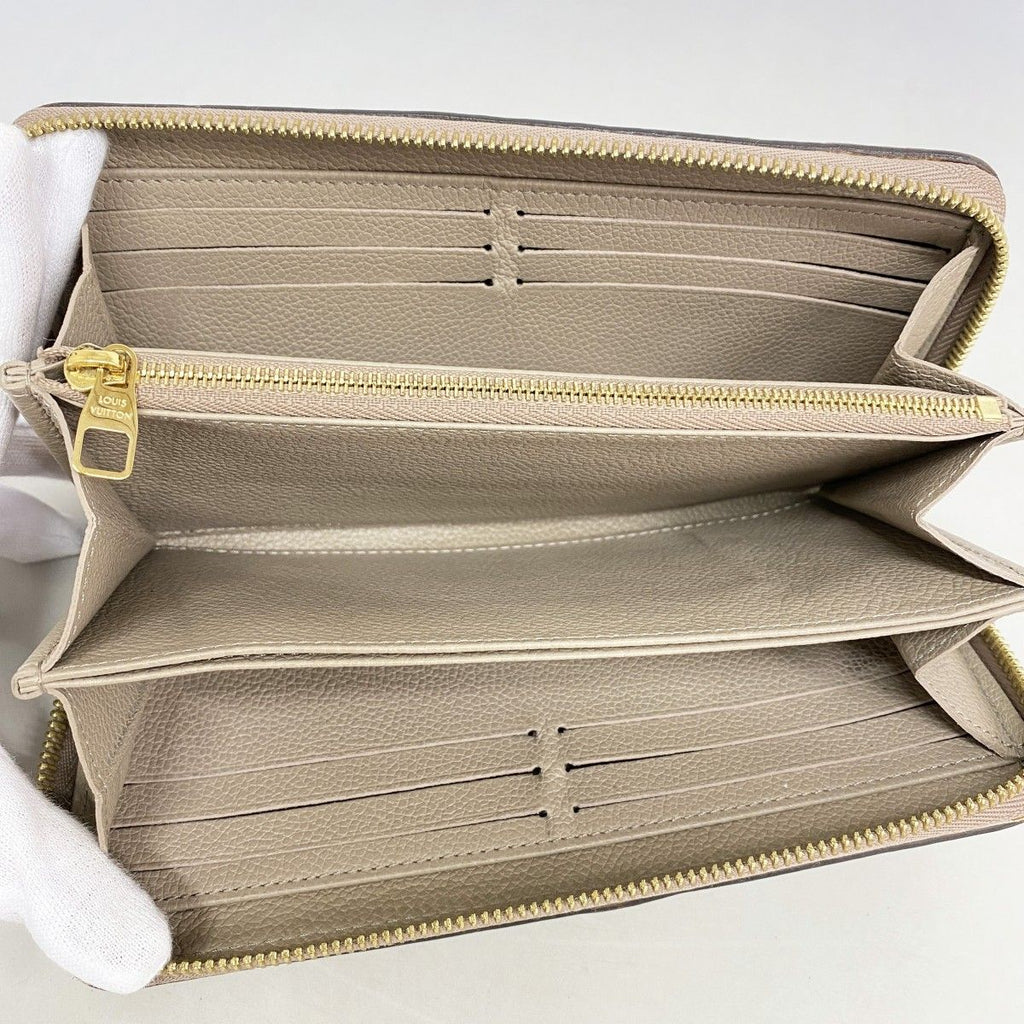 Louis Vuitton Wallet Monogram Empreinte Zippy Tourterelle — view 3