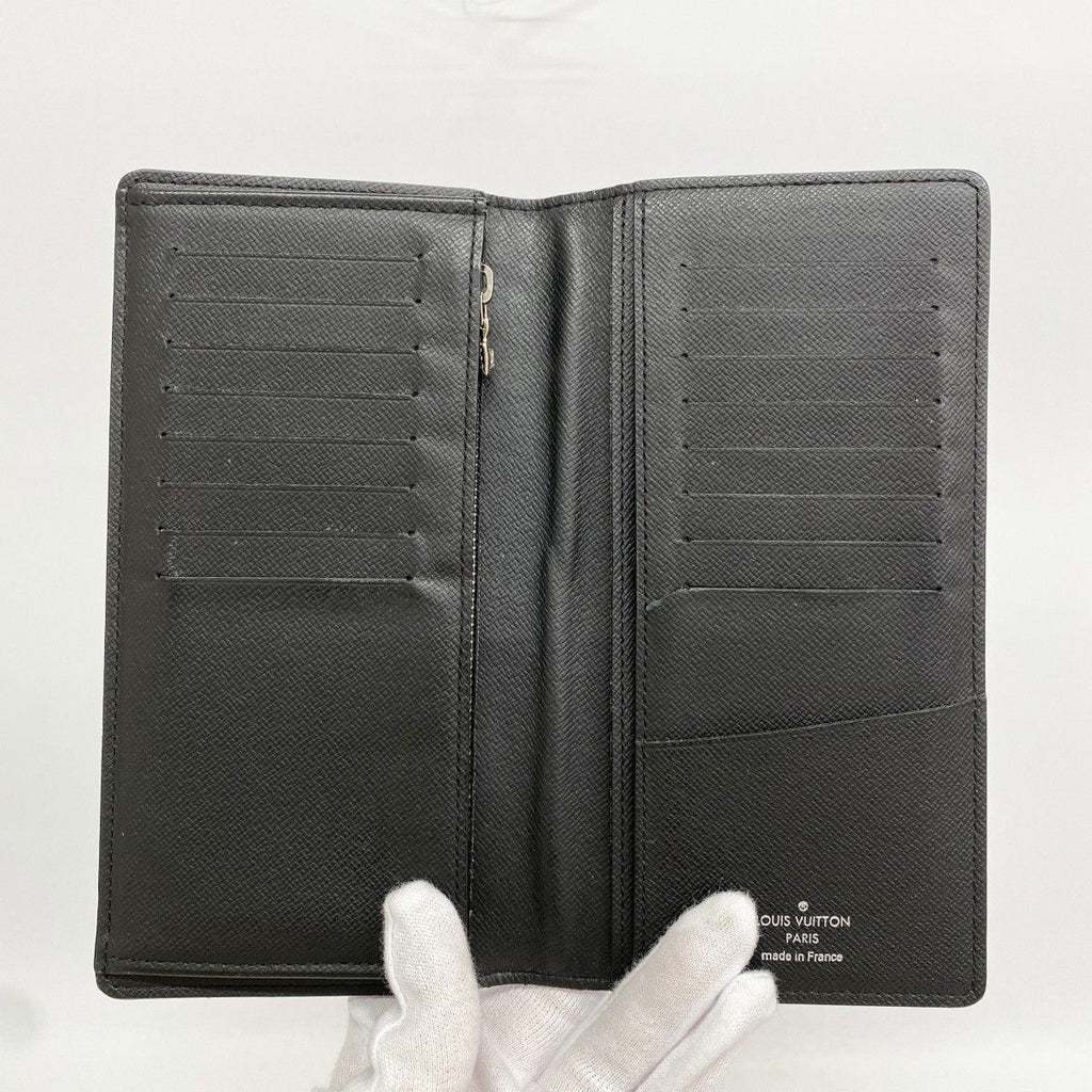 Louis Vuitton Wallet Damier Graphite Portefeuille Brazza Black — view 3