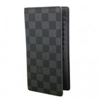 Louis Vuitton Wallet Damier Graphite Portefeuille Brazza Black