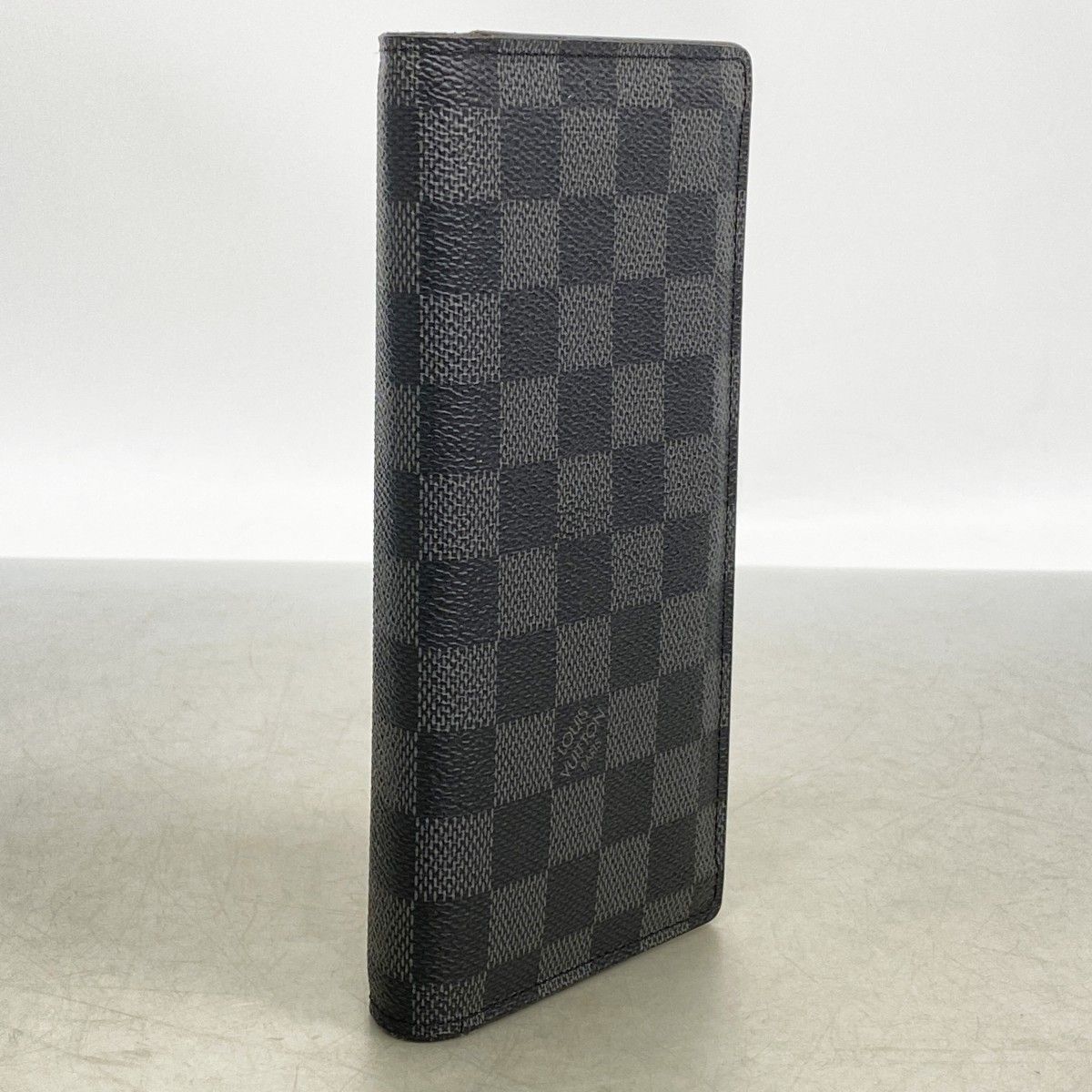 Louis Vuitton Wallet Damier Graphite Portefeuille Brazza Black — view 2
