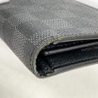 Louis Vuitton Wallet Damier Graphite Portefeuille Brazza Black — view 5