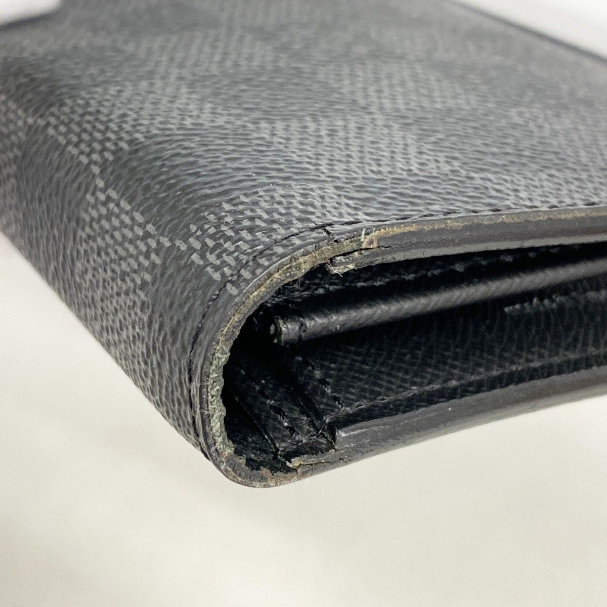 Louis Vuitton Wallet Damier Graphite Portefeuille Brazza Black — view 5
