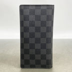Louis Vuitton Wallet Damier Graphite Portefeuille Brazza Black — view 7