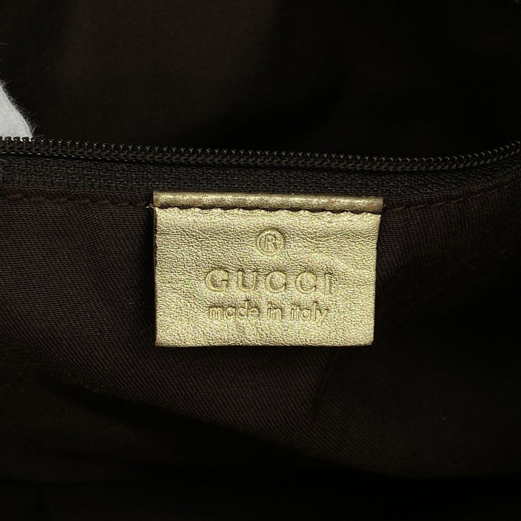 Gucci Tote GG Canvas Abbey Light Brown Champagne Gold — view 5