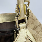 Gucci Tote GG Canvas Abbey Light Brown Champagne Gold — view 8