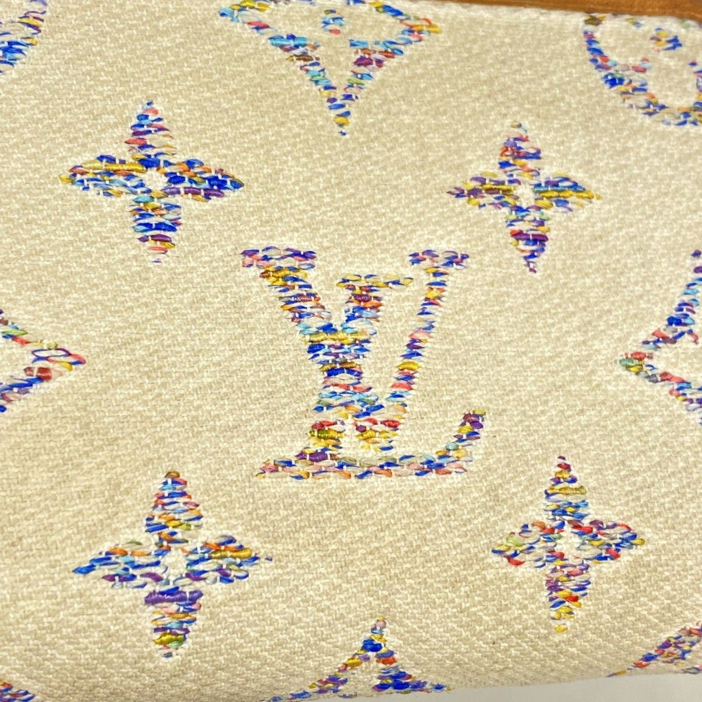 Louis Vuitton Wallet Monogram Jacquard Portefeuille Lou White — view 7