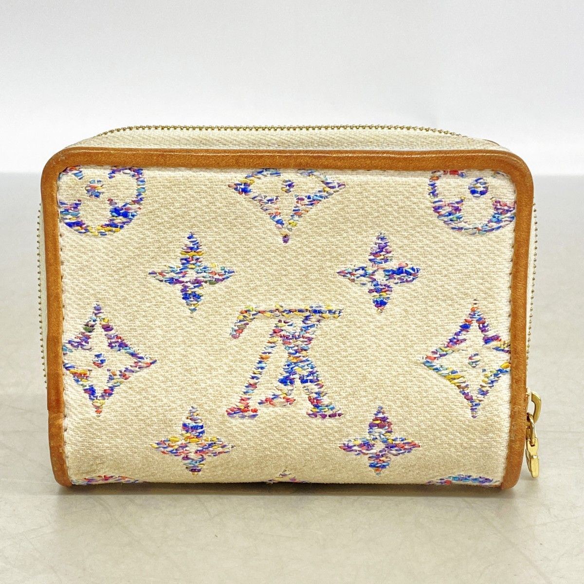 Louis Vuitton Wallet Monogram Jacquard Portefeuille Lou White — view 8