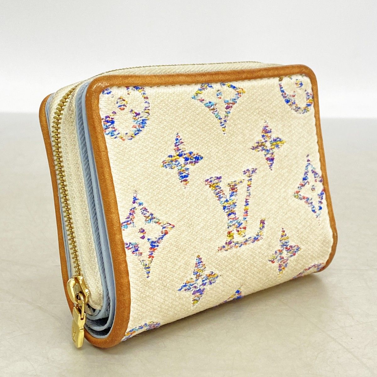 Louis Vuitton Wallet Monogram Jacquard Portefeuille Lou White — view 2