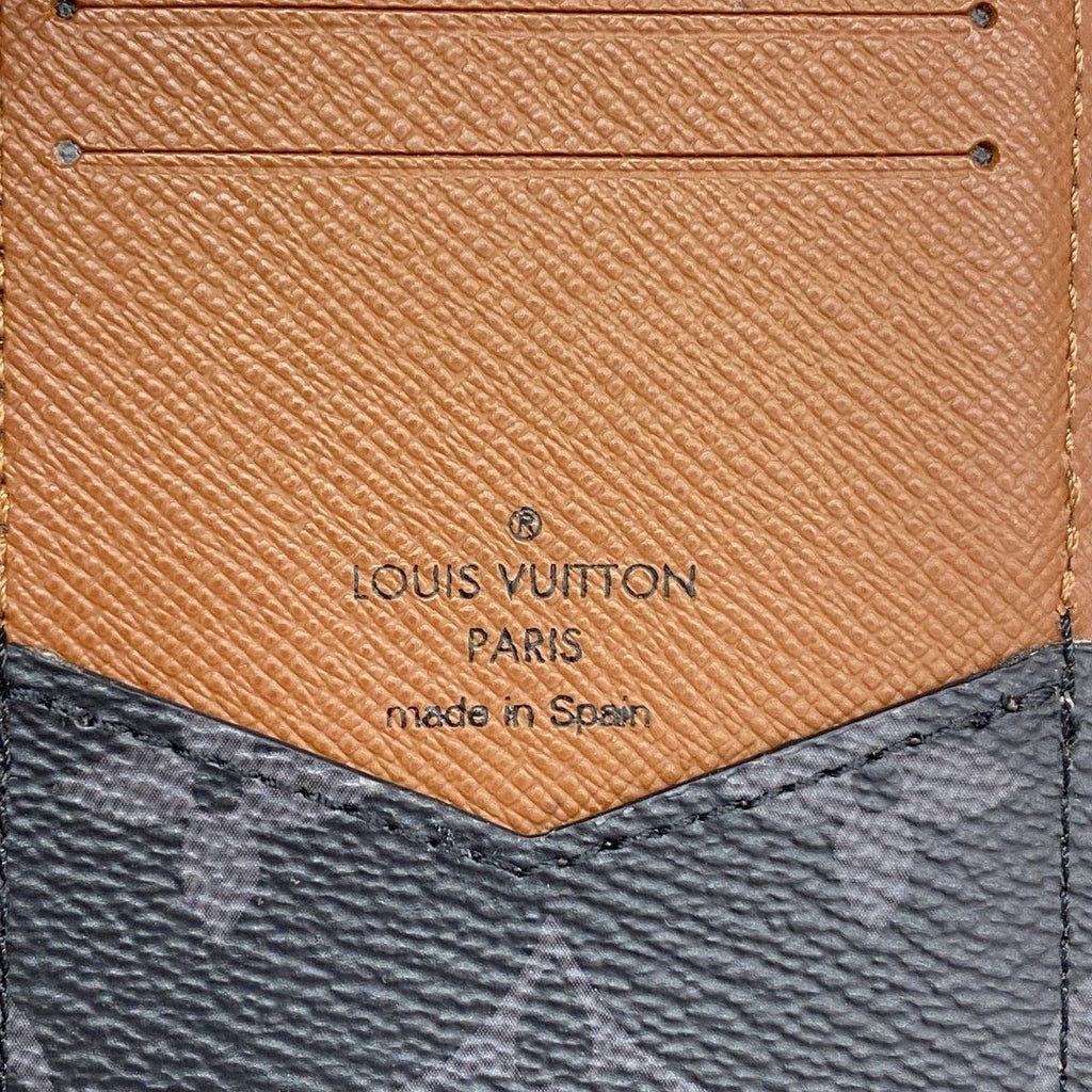 Louis Vuitton Card Case Monogram Eclipse Epi Organizer de Poche Blanc — view 4