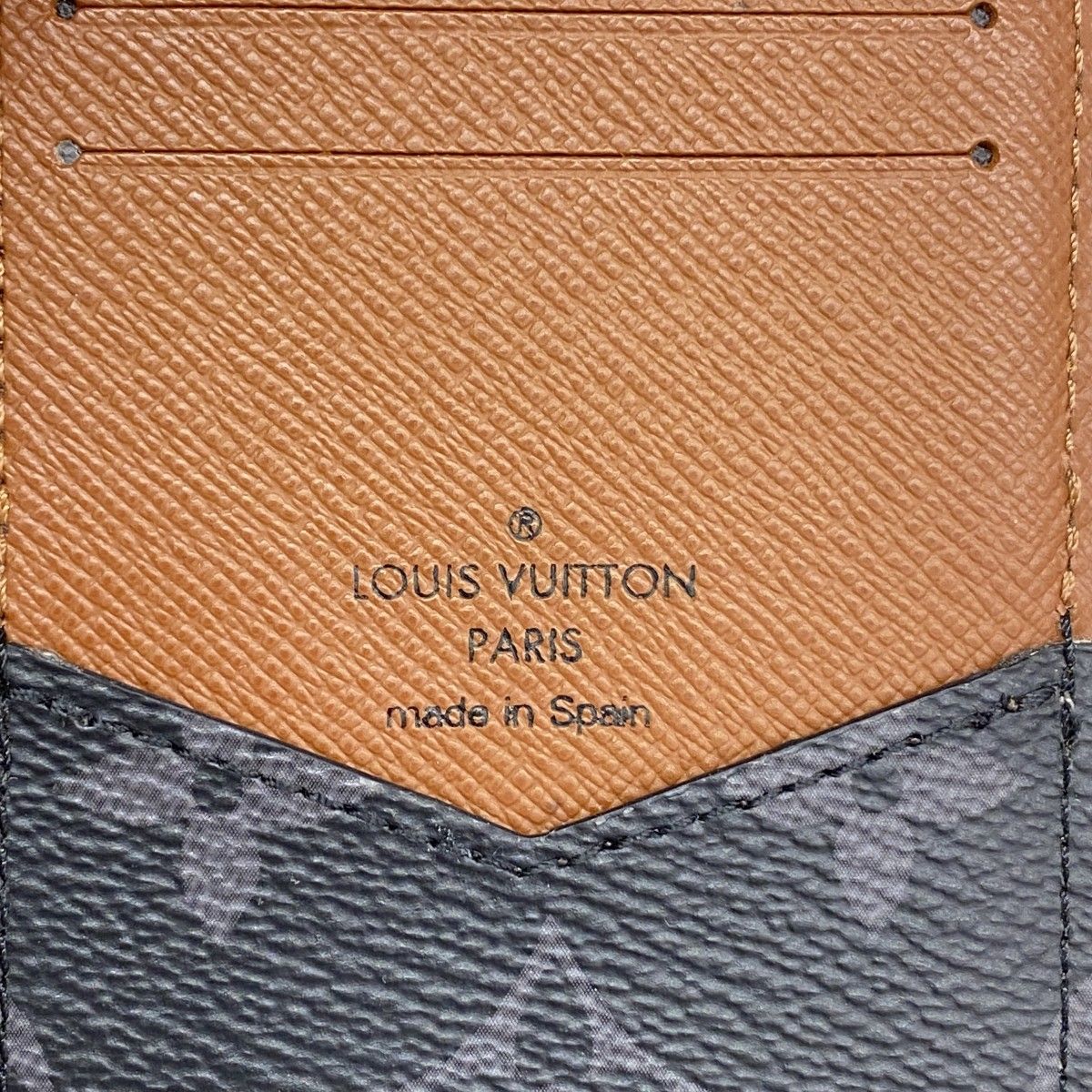Louis Vuitton Card Case Monogram Eclipse Epi Organizer de Poche Blanc — view 4