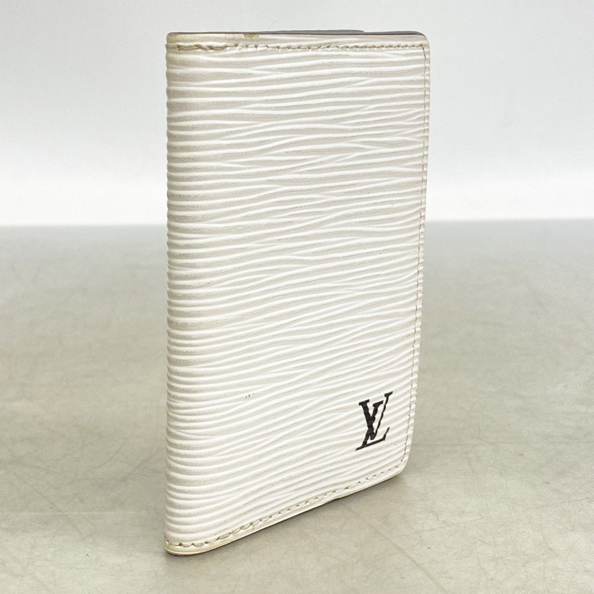 Louis Vuitton Card Case Monogram Eclipse Epi Organizer de Poche Blanc — view 2