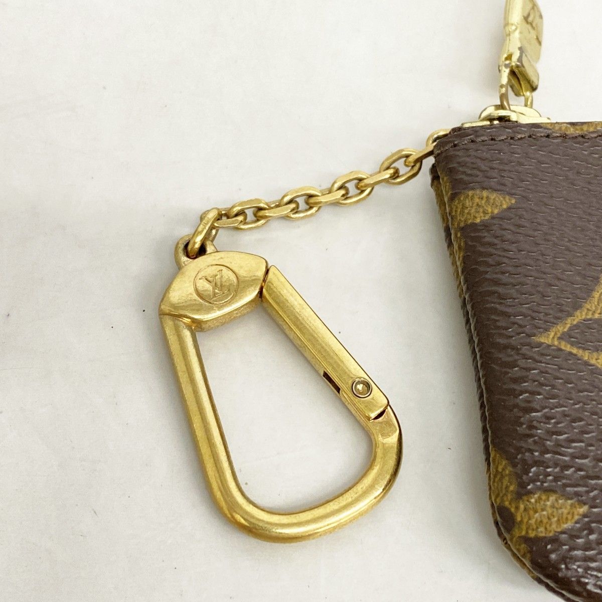 Louis Vuitton Coin Case Monogram Pochette Cles Brown — view 7