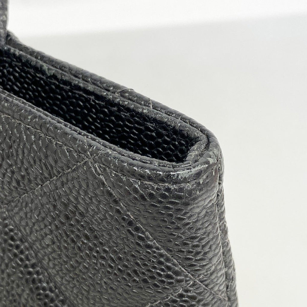 Chanel Tote Reissue Caviar Leather Black Silver — view 7
