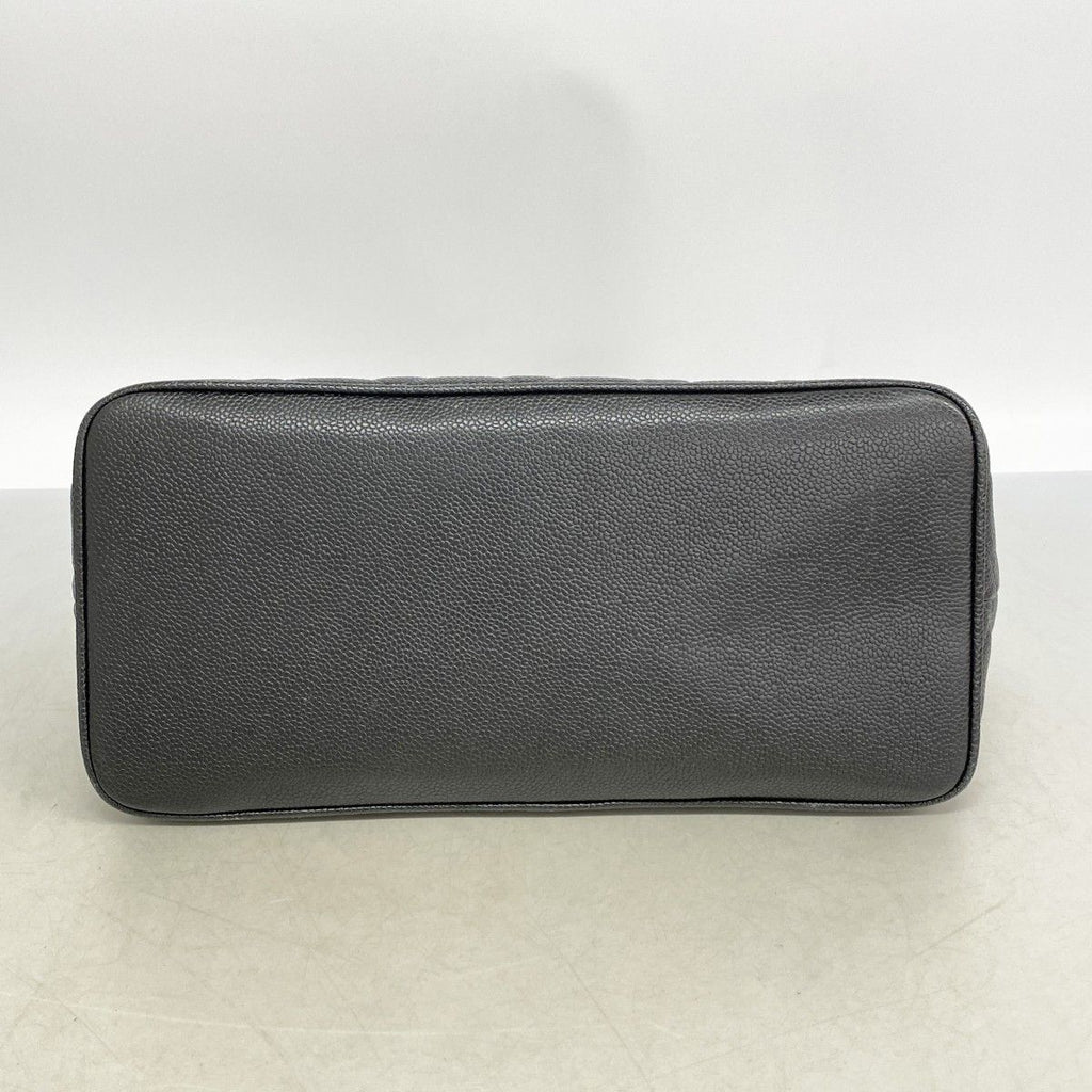 Chanel Tote Reissue Caviar Leather Black Silver — view 3