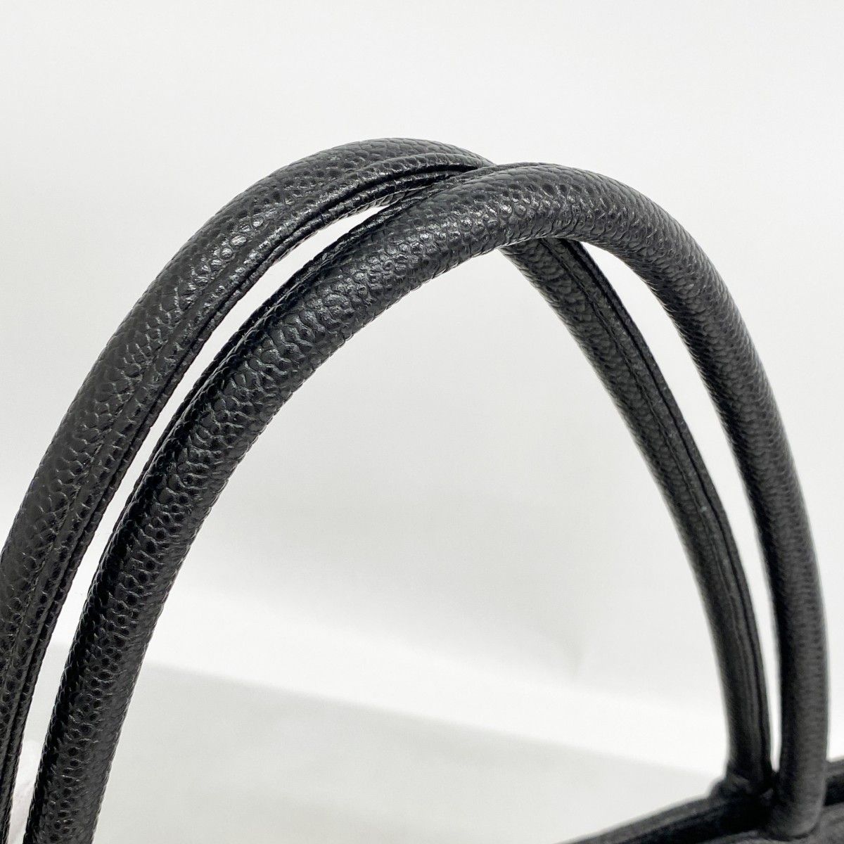 Chanel Tote Reissue Caviar Leather Black Silver — view 8