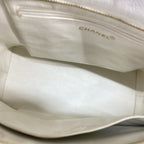 Chanel Tote Reissue Caviar Leather White Gold — view 4