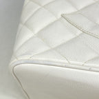 Chanel Tote Reissue Caviar Leather White Gold — view 6