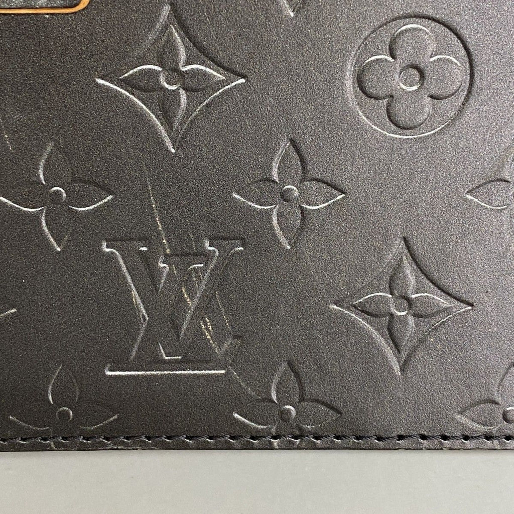 Louis Vuitton Handbag Monogram Matt Shelton Noir — view 8